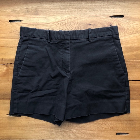 GAP Pants - Gap High Rise Tailored Shorts Black Chino